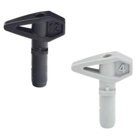 Graco TrueCoat 360 4 In. and 12 In. Reverse-A-Clean Airless Spray Tips (2-Pack)