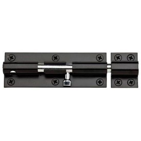 National 6 In. Black Heavy Barrel Bolt