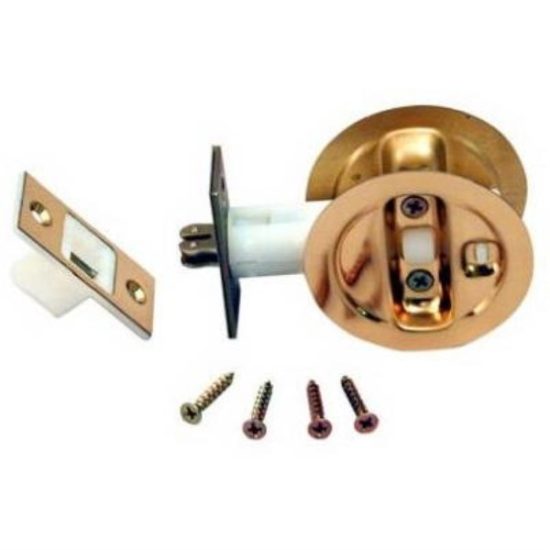 Johnson Hardware Brass Privacy Pocket Door Lock