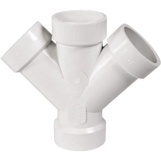 Charlotte Pipe 1-1/2 In. Schedule 40 DWV PVC Double Wye