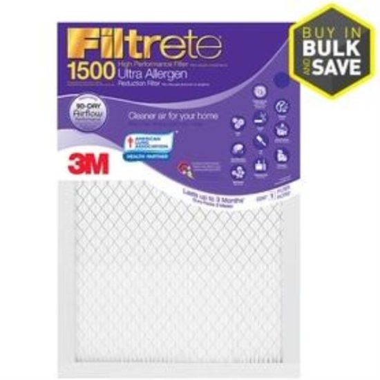 3M Filtrete 20 In. x 20 In. x 1 In. Ultra Allergen Healthy Living 1550 MPR Furnace Filter