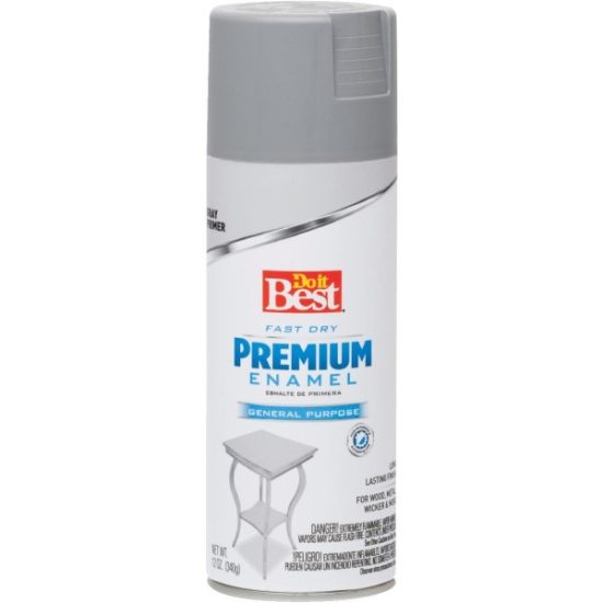 Do it Best Premium Enamel Gray 12 Oz. All-Purpose Spray Paint Primer
