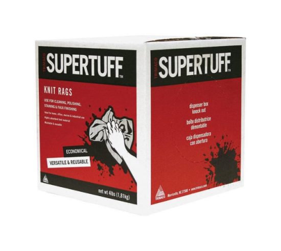 Trimaco SuperTuff 4 Lb. White Knit Staining Rags