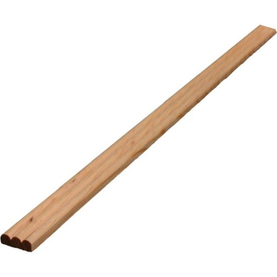 Alexandria Moulding 1/4 In. W. x 3/4 In. H. x 8 Ft. L. Solid Pine Screen Molding