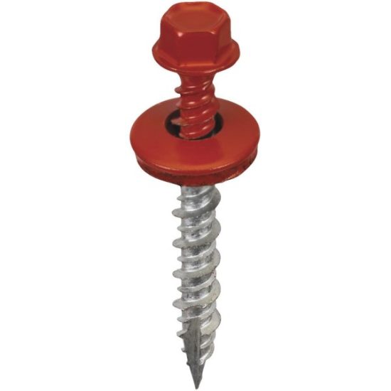 Acorn International 1-1/2 In. Washered Red Framing Screw (250 Ct.)