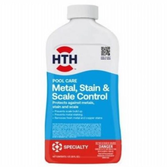 HTH Pool Care 1 Qt. Liquid Metal, Stain & Scale Control