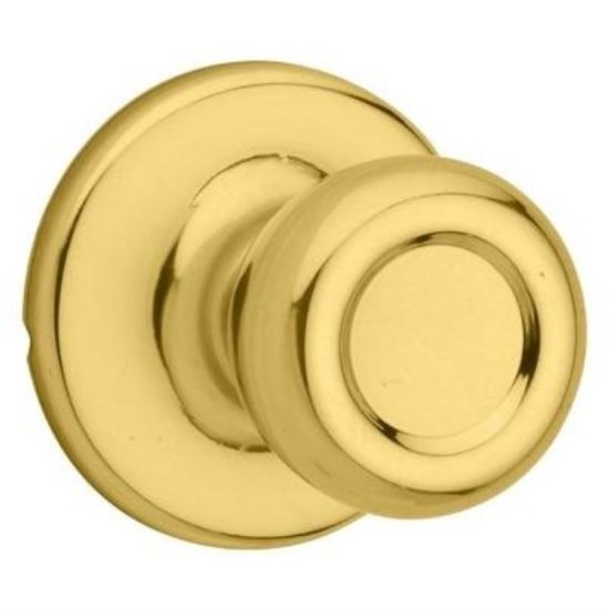 Kwikset Tylo Polished Brass Hall & Closet Door Knob