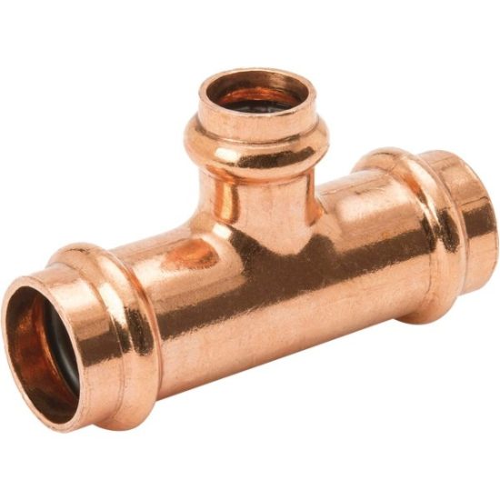 NIBCO 3/4 In. x 3/4 In. x 1/2 In. PxPxP Reducing Press Copper Tee