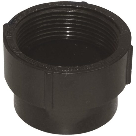 Charlotte Pipe 4 In. Spigot x FIP Fitting ABS Cleanout
