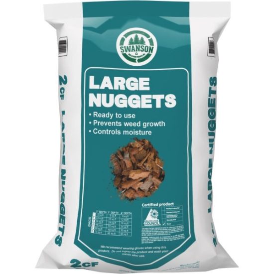 NuLife 2 Cu. Ft. Large Bark Nuggets