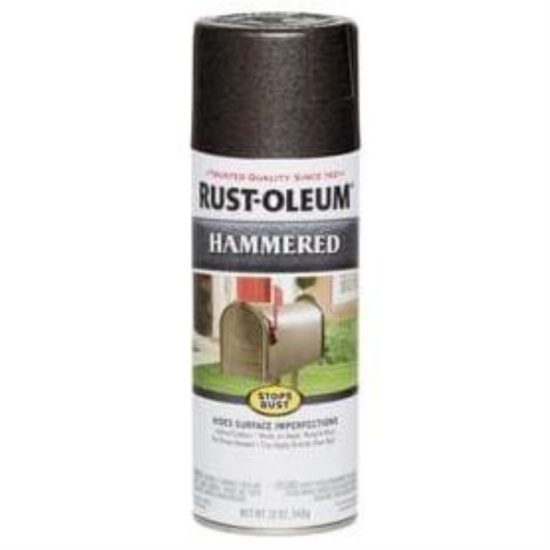 Rust-Oleum Dark Bronze Metallic 12 Oz. Hammered Finish Spray Paint