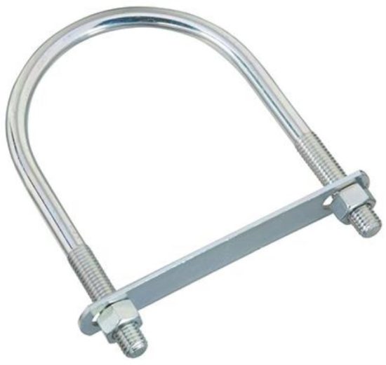 National 1/2 In. x 4-1/2 In. x 7 In. Zinc Round U Bolt