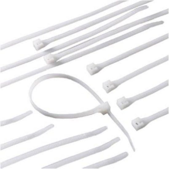 Gardner Bender DoubleLock 11 In. x 0.17 In. Natural Color Nylon Cable Tie (100-Pack)