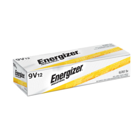 Energizer Industrial 9V Alkaline Battery (12-Pack)