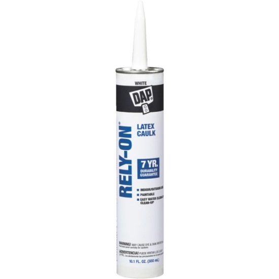 Dap Rely-On 10.1 Oz. White Vinyl Latex Caulk