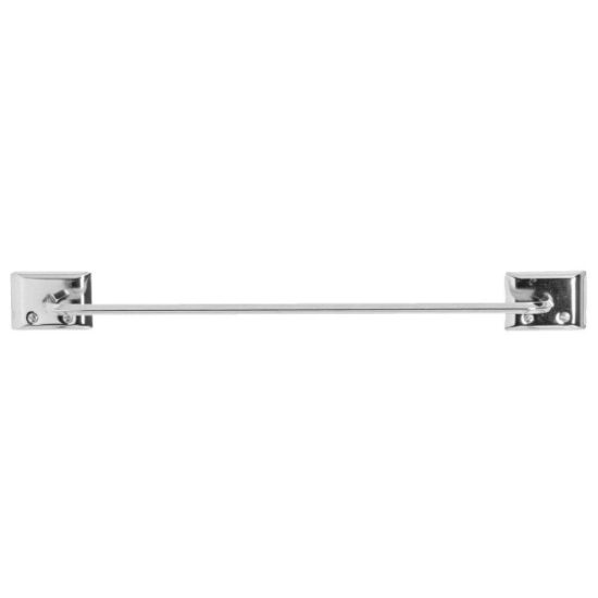 Decko Diamond Bar Design 24 In. Chrome Towel Bar