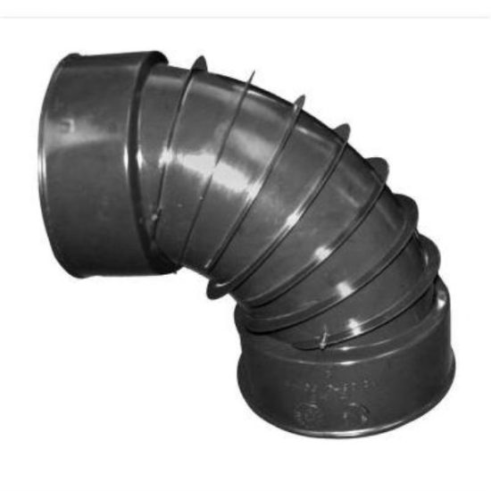 Advanced Drainage Systems 4 In. 90 Deg. Plastic Corrugated Elbow (1/4 Bend)