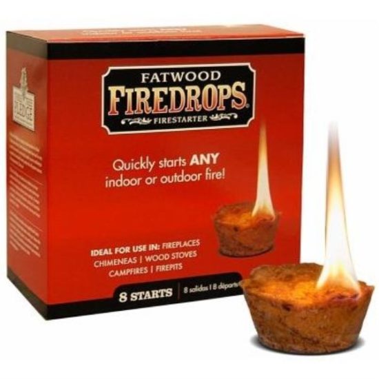 Fatwood Firedrops Fire Starter (8-Pack)