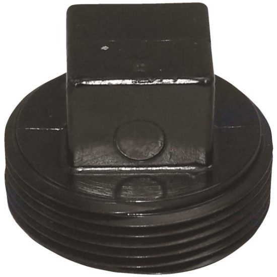 Charlotte Pipe 1-1/2 In. MIP Threaded ABS Plug