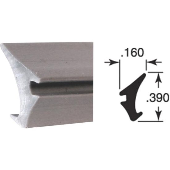 Prime-Line .160 x .390 x 200 Ft. Glass Retainer Glazing Spline