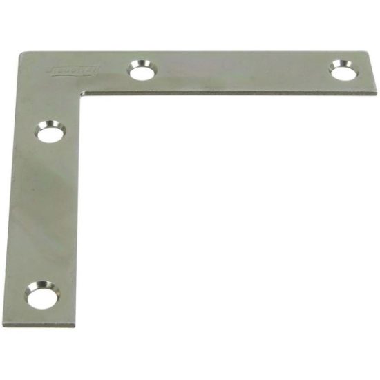 National Catalog 117 3-1/2 In. x 5/8 In. Zinc Flat Corner Iron