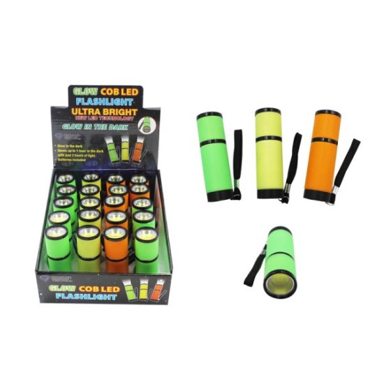 Diamond Visions Glow In The Dark 200 lumens Assorted LED Flashlight AAA Battery