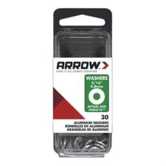 Arrow 3/16 In. Aluminum Rivet Washer (30-Pack)