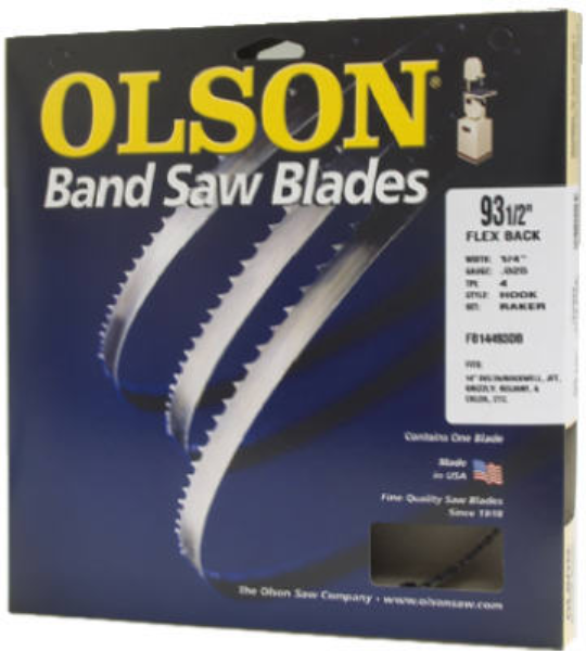 Olson 93-1/2 In. x 1/8 In. 14 TPI Regular Flex Back Band Saw Blade