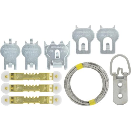 High and Mighty 20 Lb. to 60 Lb. Picture Hanger Kit (13-Piece)