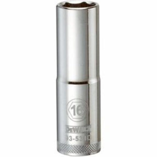 Metric Deep Socket, 6-Point, 1/2-In. Drive, 16mm