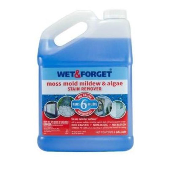Wet & Forget 1 Gal. Liquid Concentrate Moss, Mold, Mildew, & Algae Stain Remover