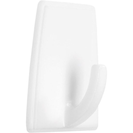 Homz Large Adhesive Hook With Peel 'n Stick Tape