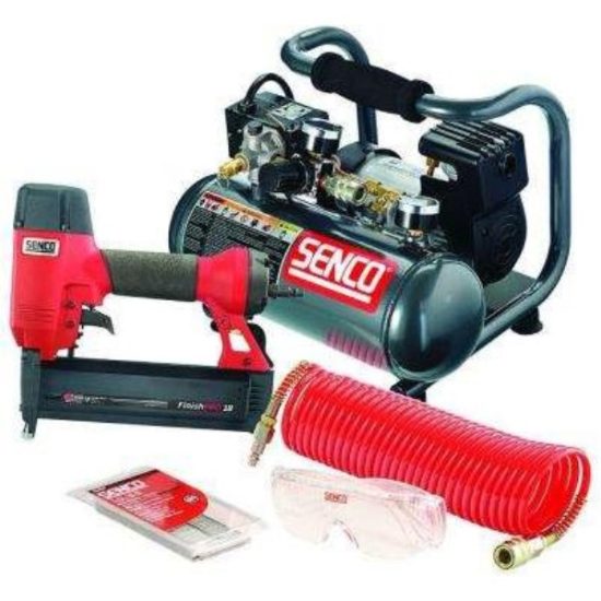 Senco FinishPro 18-Gauge Brad Nailer and 1-Gallon Compressor Combo Kit