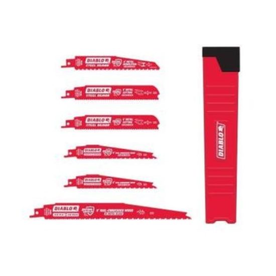 Diablo 6-Piece Demolition Reciprocating Saw Blade Set