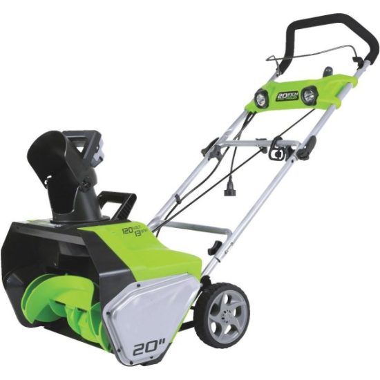 Greenworks 20 In. 13A Electric Snow Blower