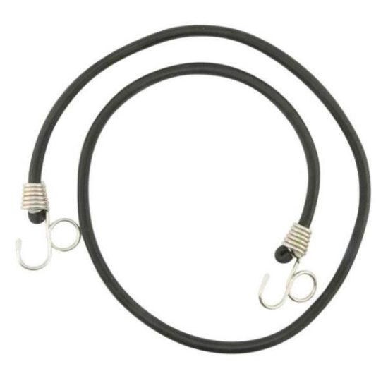 Erickson 1/2 In. x 24 In. Industrial Power Pull Bungee Cord, Black