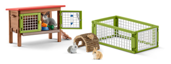 BRN/GRN Rabbit Hutch