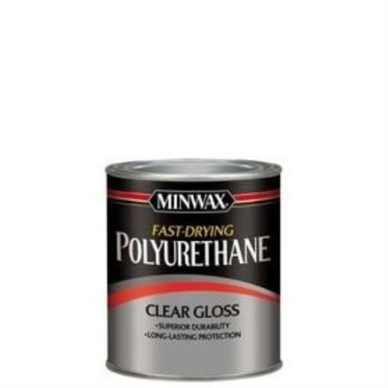 Minwax Gloss Fast-Drying Interior Polyurethane, 1 Qt.