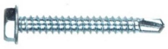 Hillman #10 - 16 x 1 In. Hex Washer Head Self-Drilling Sheet Metal Screw (100 Ct.)
