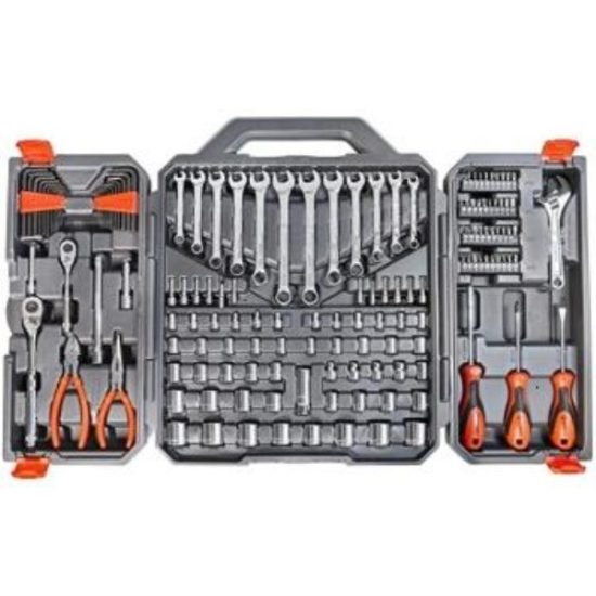 Crescent 1/4 In. and 3/8 In. Drive 6-Point SAE/Metric Professional Tool Set (150-Piece)