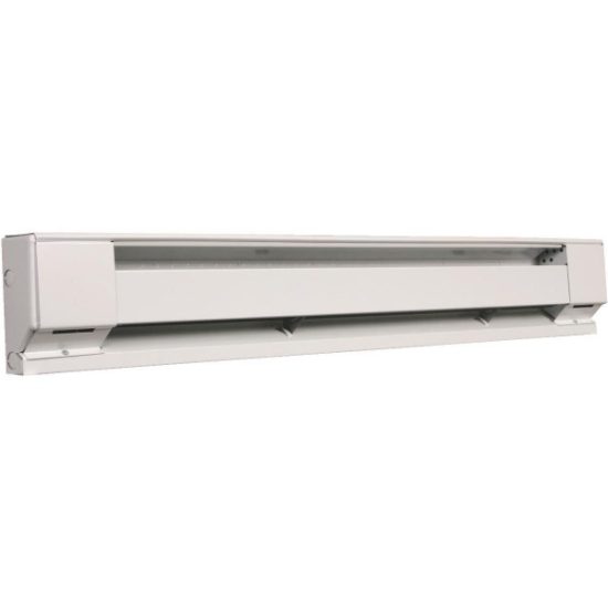 Fahrenheat 24 In. 400-Watt 120-Volt Electric Baseboard Heater, Northern White