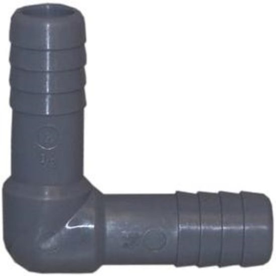 Boshart 1/2 In. 90 Deg. Polypropylene Insert Elbow (1/4 Bend)