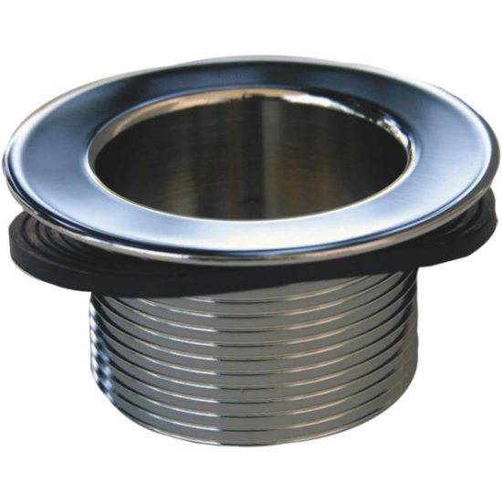 Lasco 1-1/2 In. Coarse Thread Bath Shoe Tub Drain Strainer with Chrome Plated Finish