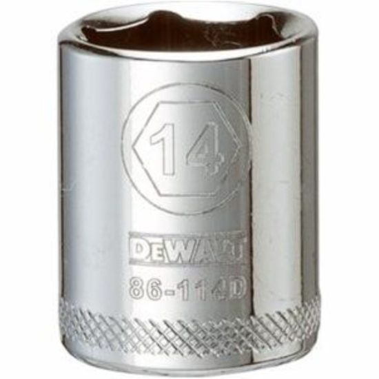 Metric Shallow Socket, 6-Point, 1/4-In. Drive, 14mm