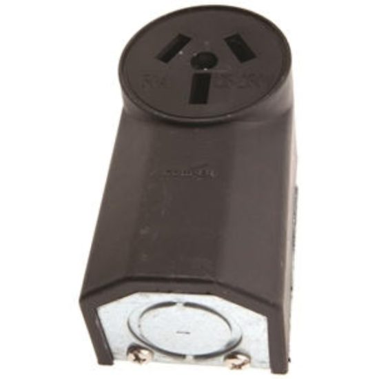 Forney 58499 Electrical Receptacle Crowfoot Type Wall Receptacle 50 Amp 125/250