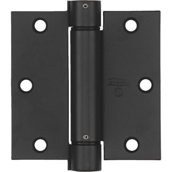 National 3.5 In. Square Oil Rubbed Bronze Spring Door Hinge