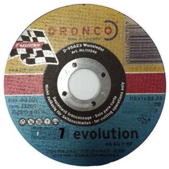 Shop Smith DuraCut Type 1 7 In. x 3/32 In. x 5/8 In. Metal/Stainless Cut-Off Wheel