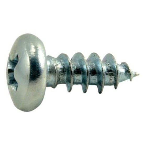 #8 x 3/8  Zinc Phillips Pan Head Sheet Metal Screws SMSPS-235 (100 pcs)