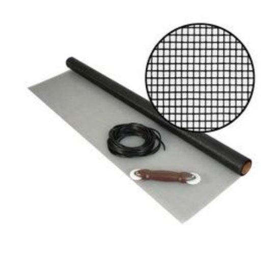 Phifer BetterVue 36 In. x 84 In. Black Fiberglass Screen Kit