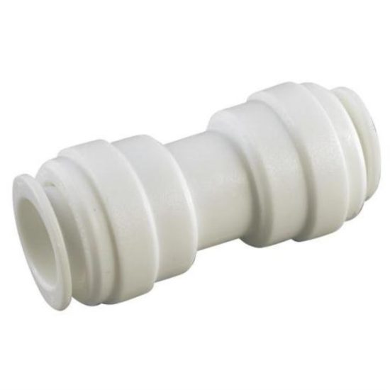Anderson Metals 3/8 In. x 3/8 In. Push-In Plastic Coupling